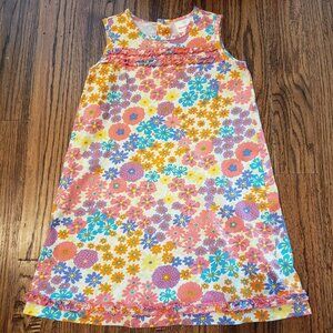 Hanna Andersson Boutique dress size 120 👗Flowers Short Sleeves